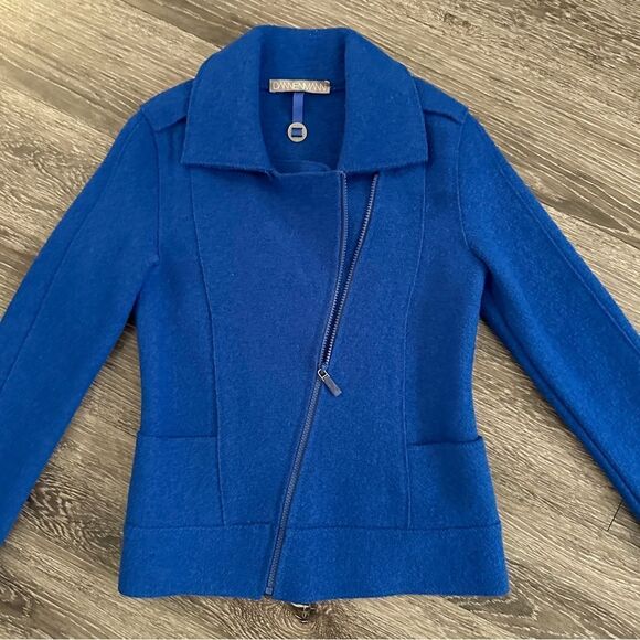 Dannenmann Royal Blue Wool Jacket - Picture 6 of 9